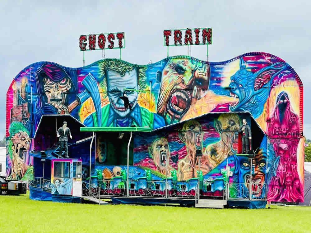 Manchester, Northwest, UK nationwide funfair ride hire - ghost train