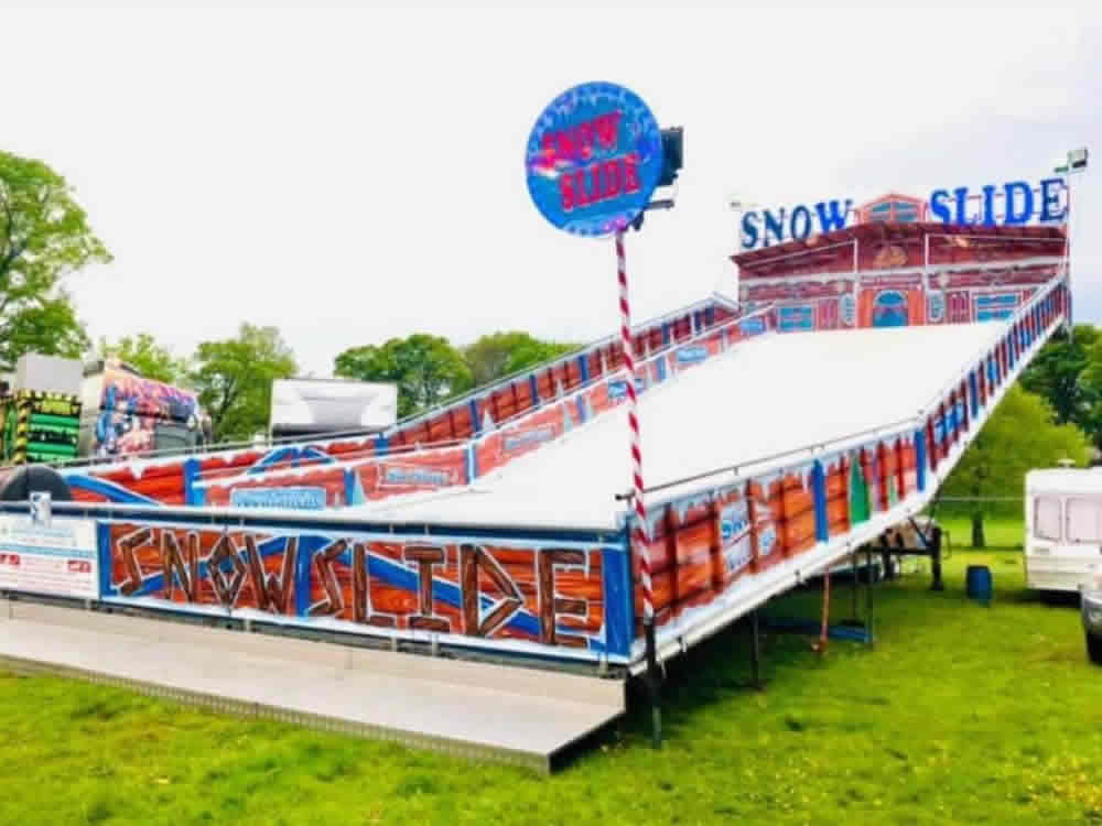 Manchester, Northwest, UK nationwide funfair ride hire - snow slide